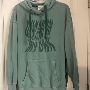 Aerie Green Graphic Hoodie